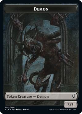 Demon Token 7 card from Commander Legends: Battle for Baldur's Gate