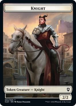 Knight Token 2 card from Commander Legends: Battle for Baldur's Gate