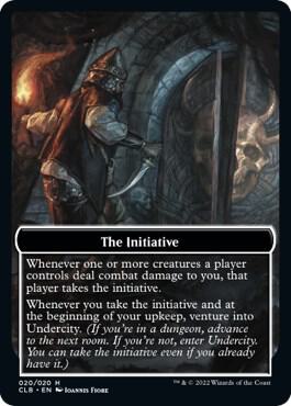The Initiative // Undercity Double-Sided Token 20 card from Commander Legends: Battle for Baldur's Gate