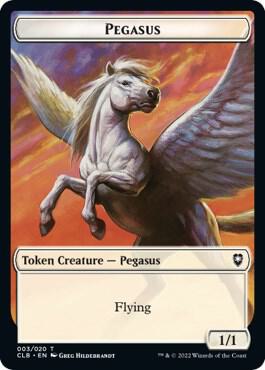 Pegasus Token 3 card from Commander Legends: Battle for Baldur's Gate
