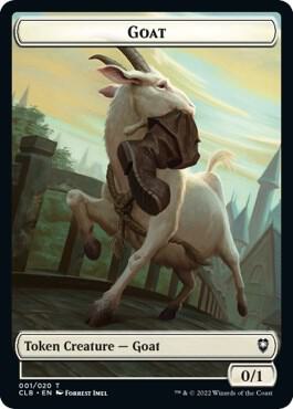 Goat Token 1 card from Commander Legends: Battle for Baldur's Gate