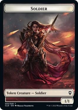 Soldier Token 5 card from Commander Legends: Battle for Baldur's Gate