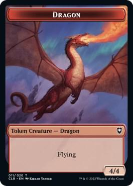 Dragon Token 11 card from Commander Legends: Battle for Baldur's Gate