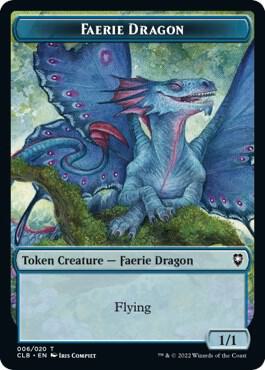 Faerie Dragon Token 6 card from Commander Legends: Battle for Baldur's Gate