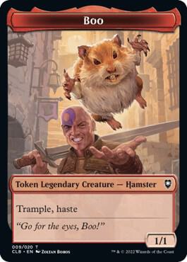 Boo Token 9 card from Commander Legends: Battle for Baldur's Gate