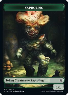 Saproling Token 14 card from Commander Legends: Battle for Baldur's Gate