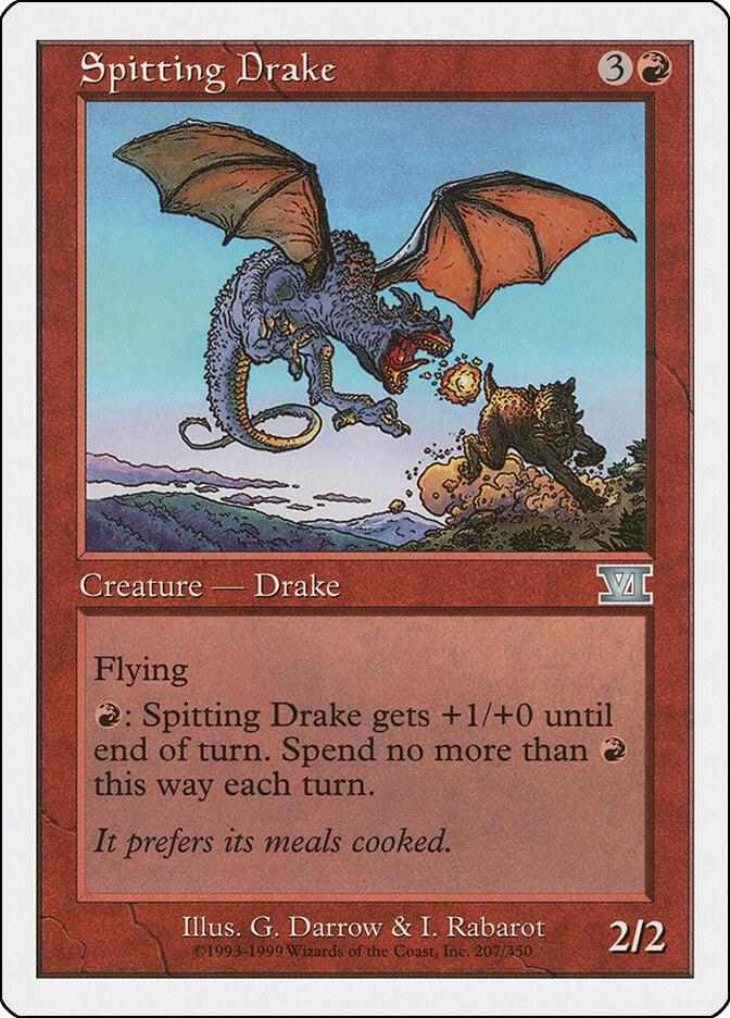 Spitting Drake 207 card from Classic Sixth Edition