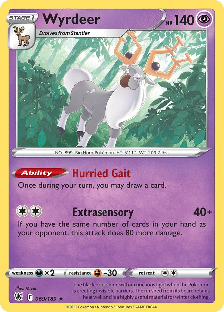 Wyrdeer 069/189 card from Deck Exclusives