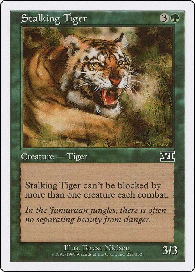 Stalking Tiger 253 card from Classic Sixth Edition