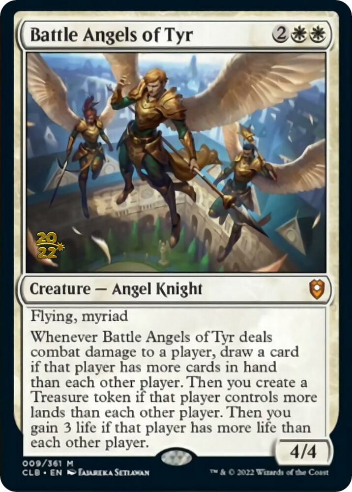 Battle Angels of Tyr 9 card from Prerelease Cards