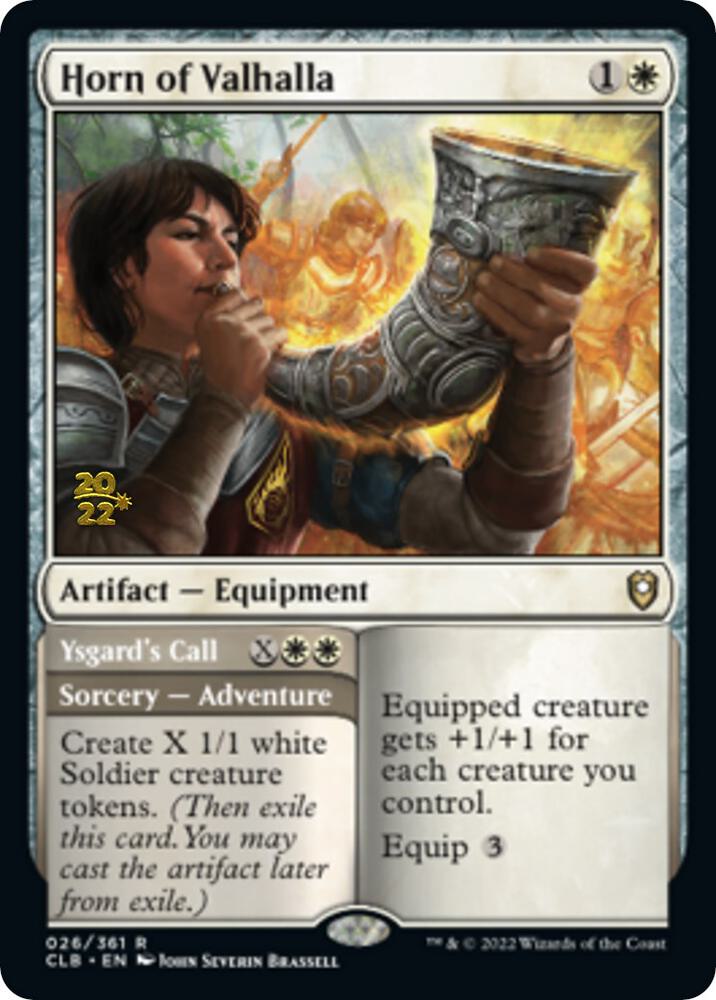 Horn of Valhalla 26 card from Prerelease Cards