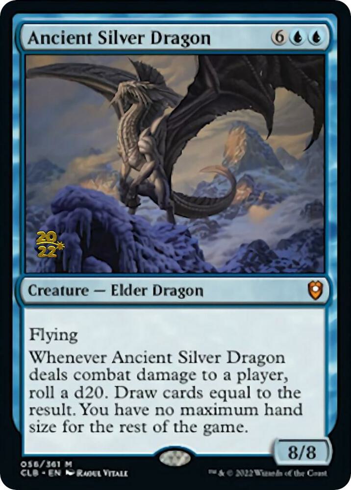 Ancient Silver Dragon 56 card from Prerelease Cards