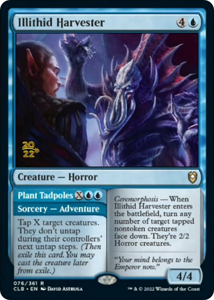 Illithid Harvester 76 card from Prerelease Cards