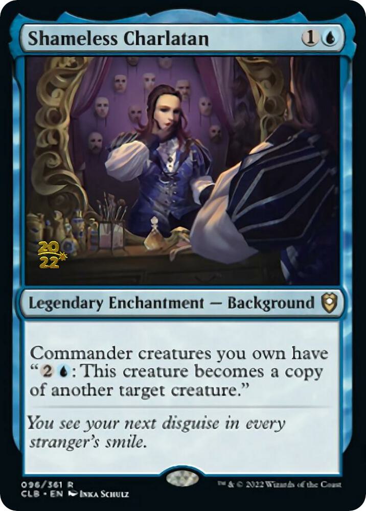 Shameless Charlatan 96 card from Prerelease Cards