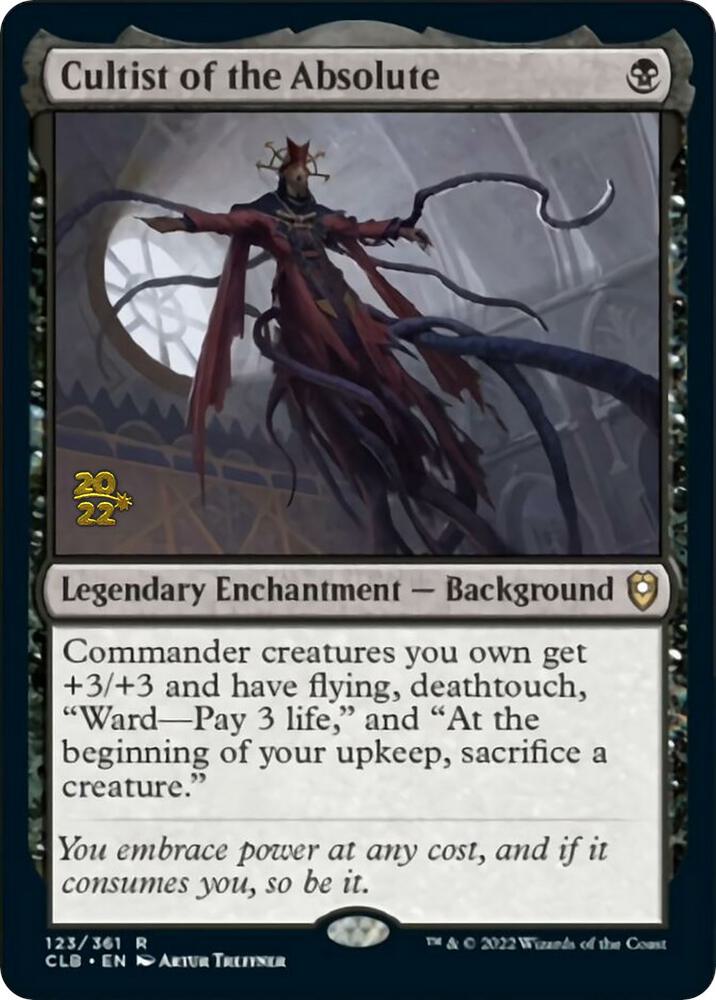 Cultist of the Absolute 123 card from Prerelease Cards