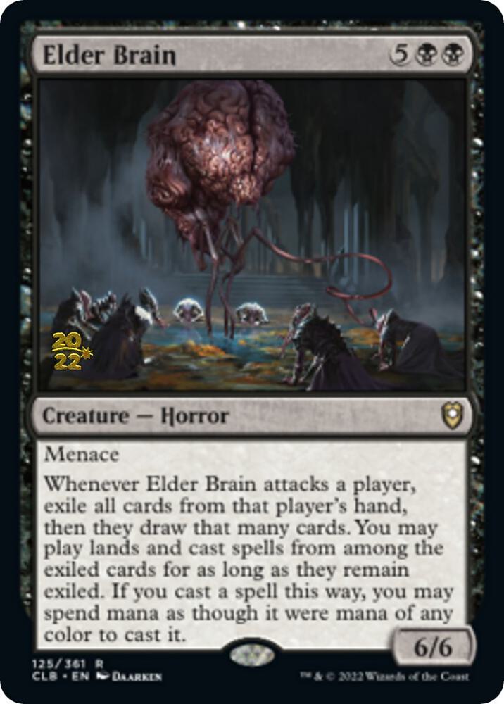 Elder Brain 125 card from Prerelease Cards