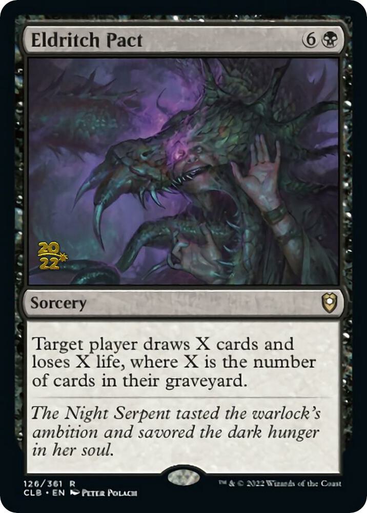 Eldritch Pact 126 card from Prerelease Cards