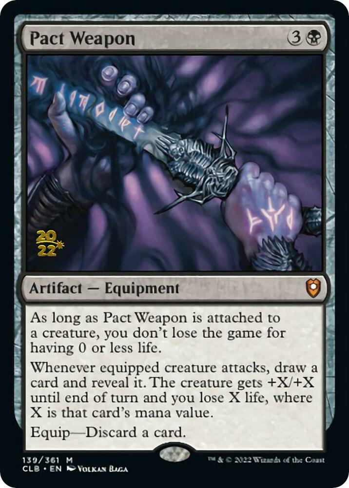 Pact Weapon 139 card from Prerelease Cards