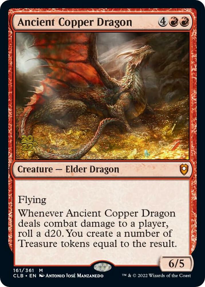Ancient Copper Dragon 161 card from Prerelease Cards
