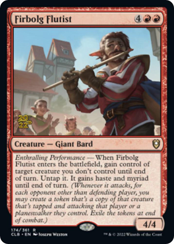 Firbolg Flutist 174 card from Prerelease Cards