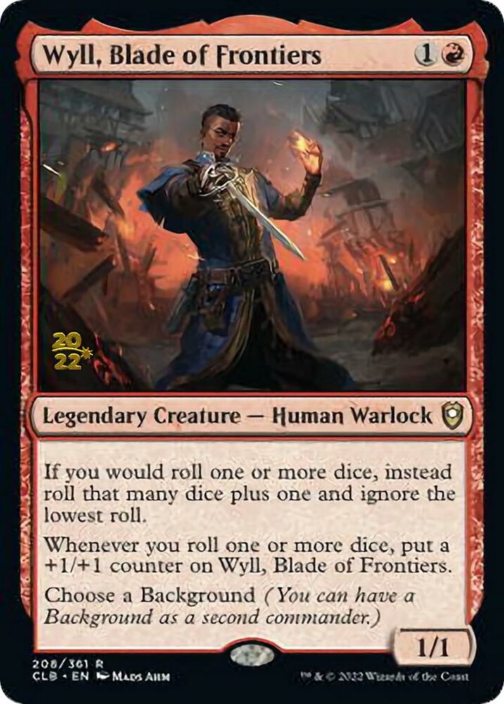Wyll, Blade of Frontiers 208 card from Prerelease Cards