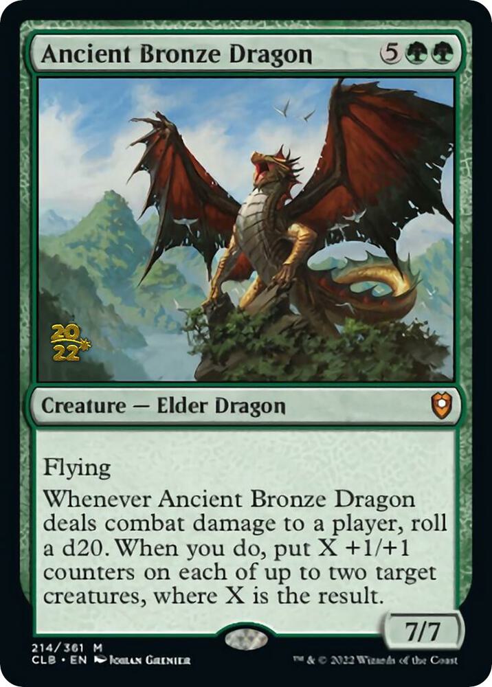 Ancient Bronze Dragon 214 card from Prerelease Cards