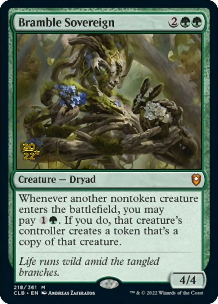 Bramble Sovereign 218 card from Prerelease Cards