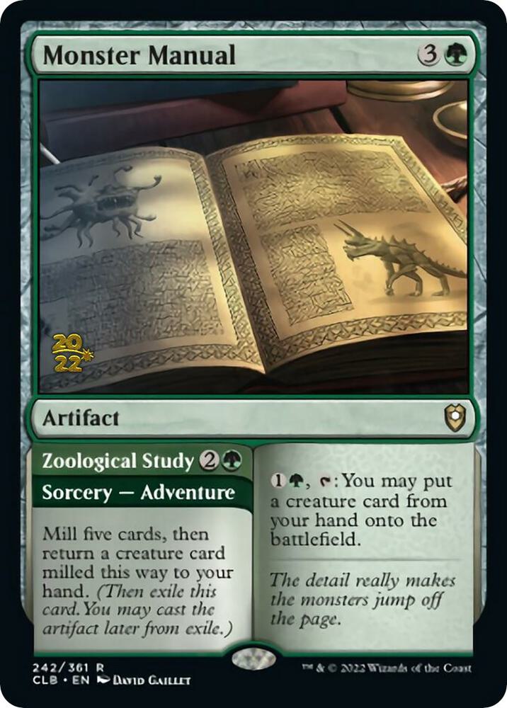 Monster Manual 242 card from Prerelease Cards