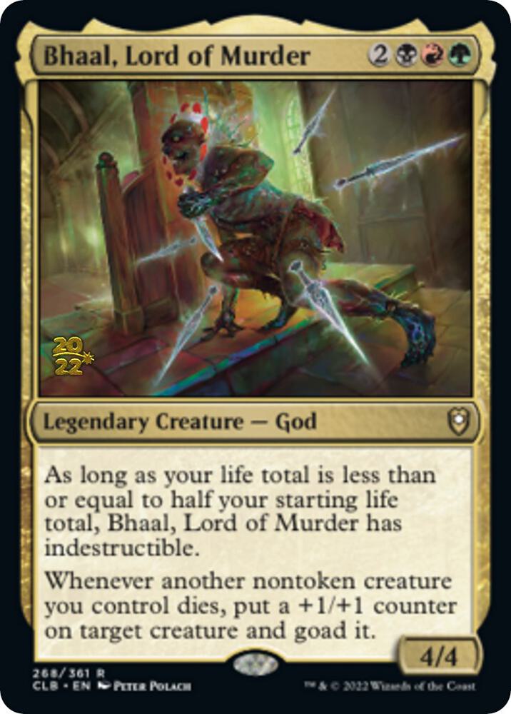 Bhaal, Lord of Murder 268 card from Prerelease Cards