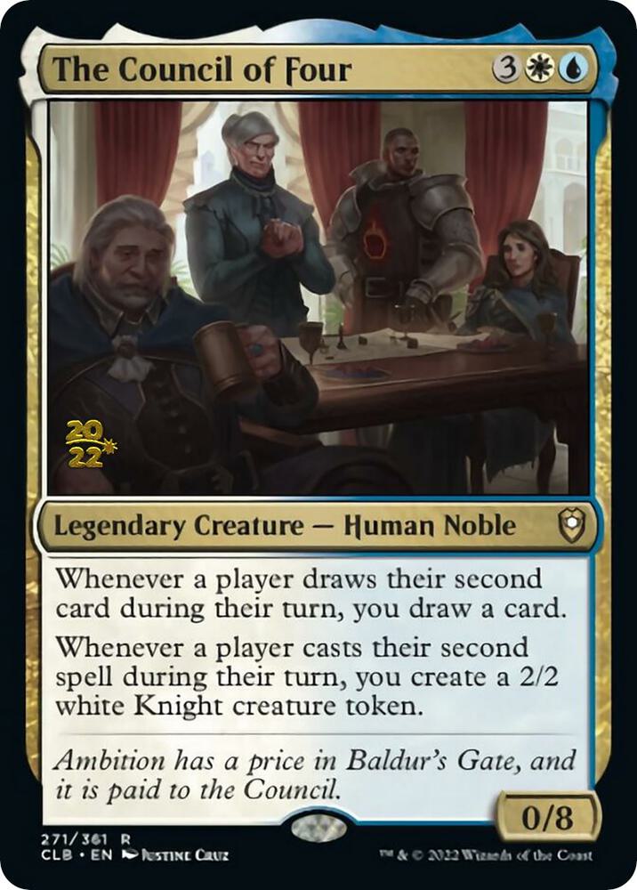 The Council of Four 271 card from Prerelease Cards