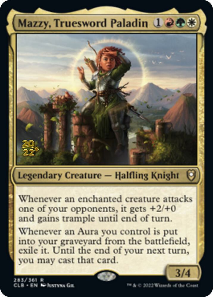Mazzy, Truesword Paladin 283 card from Prerelease Cards