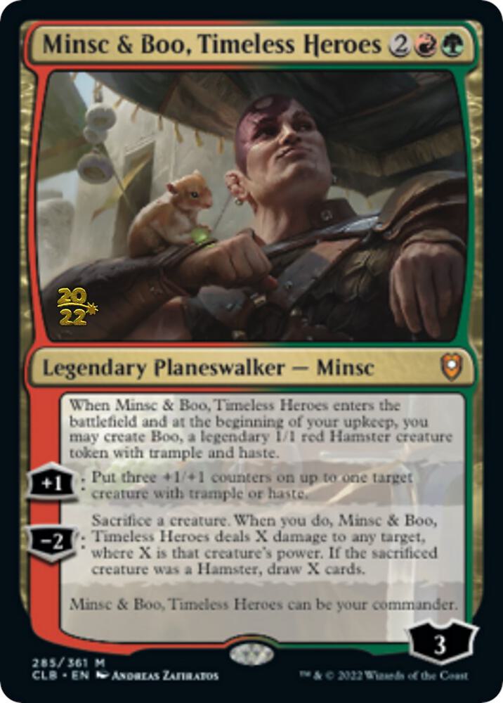 Minsc & Boo, Timeless Heroes 285 card from Prerelease Cards