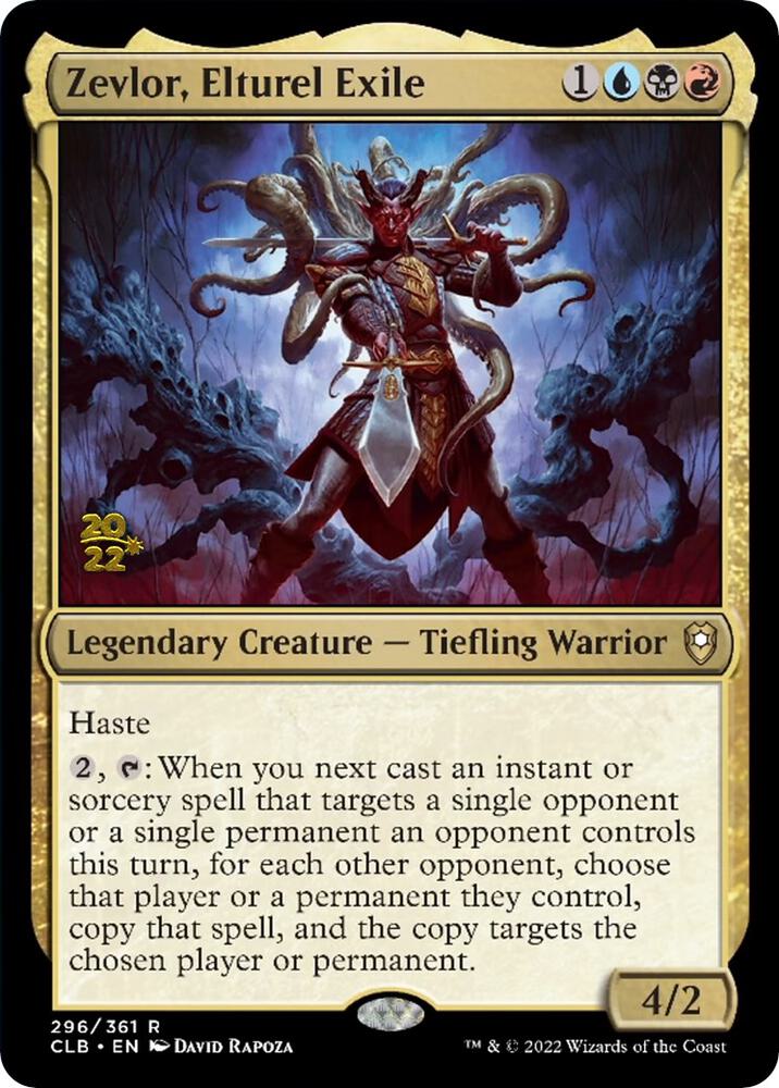 Zevlor, Elturel Exile 296 card from Prerelease Cards