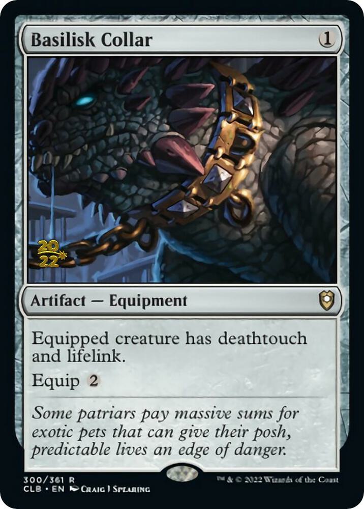 Basilisk Collar 300 card from Prerelease Cards