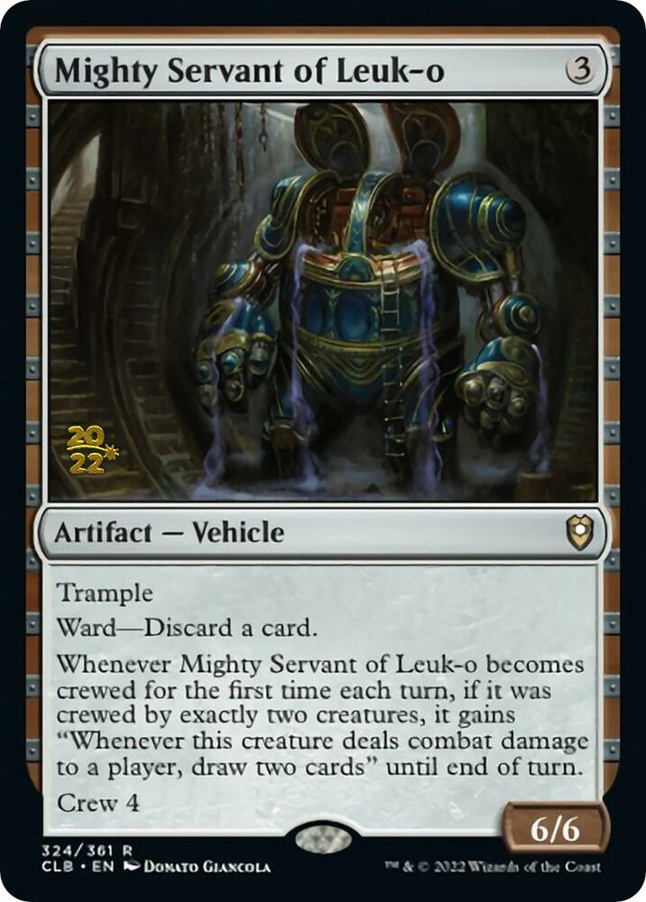 Mighty Servant of Leuk-o 324 card from Prerelease Cards