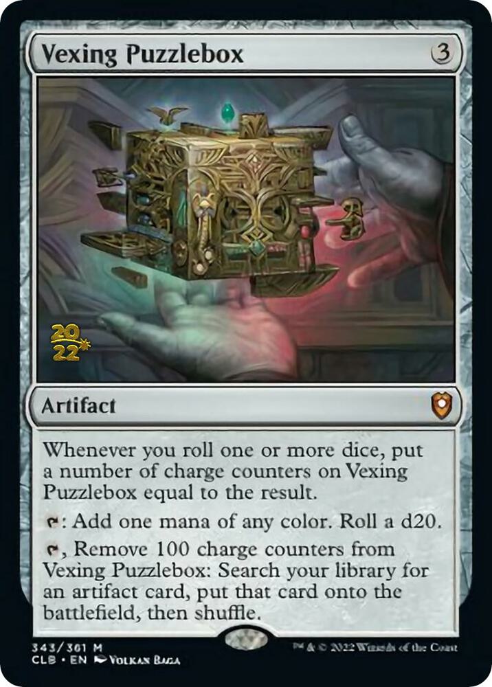 Vexing Puzzlebox 343 card from Prerelease Cards