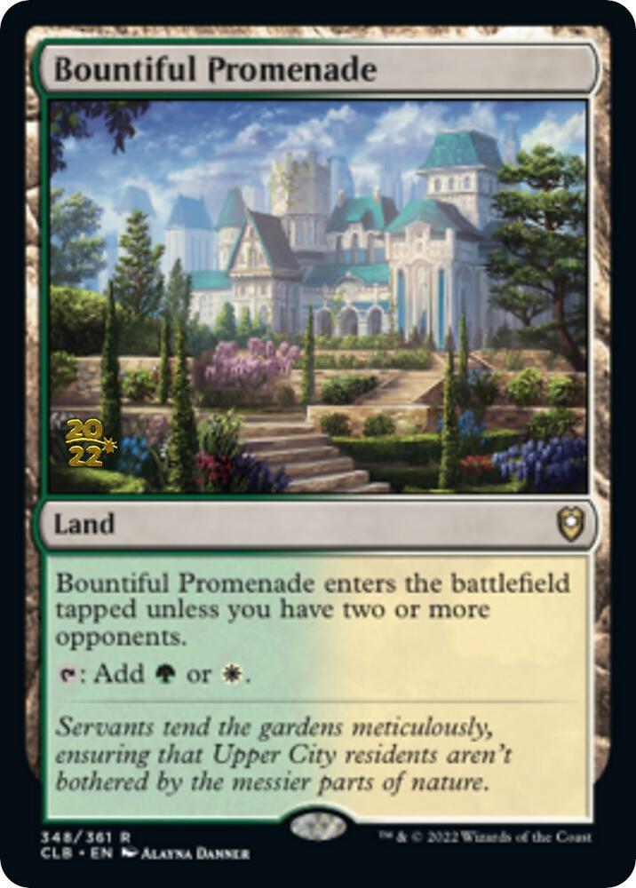 Bountiful Promenade 348 card from Prerelease Cards