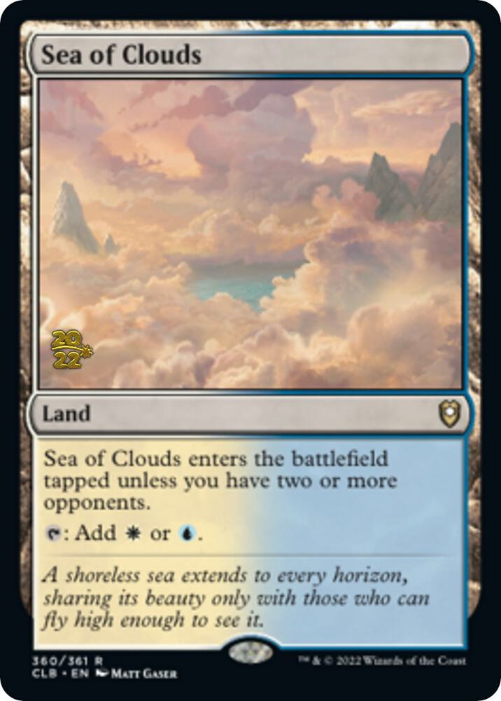 Sea of Clouds 360 card from Prerelease Cards