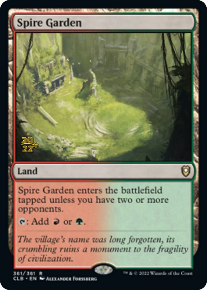 Spire Garden 361 card from Prerelease Cards