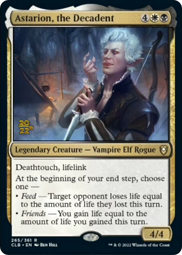Astarion, the Decadent 265 card from Prerelease Cards