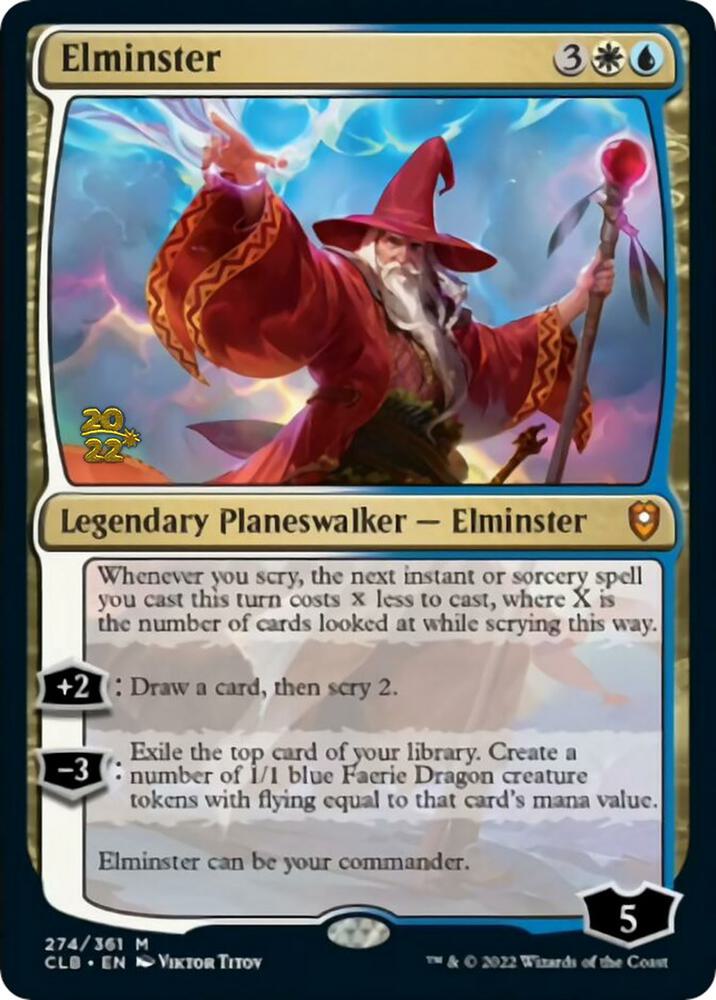 Elminster 274 card from Prerelease Cards