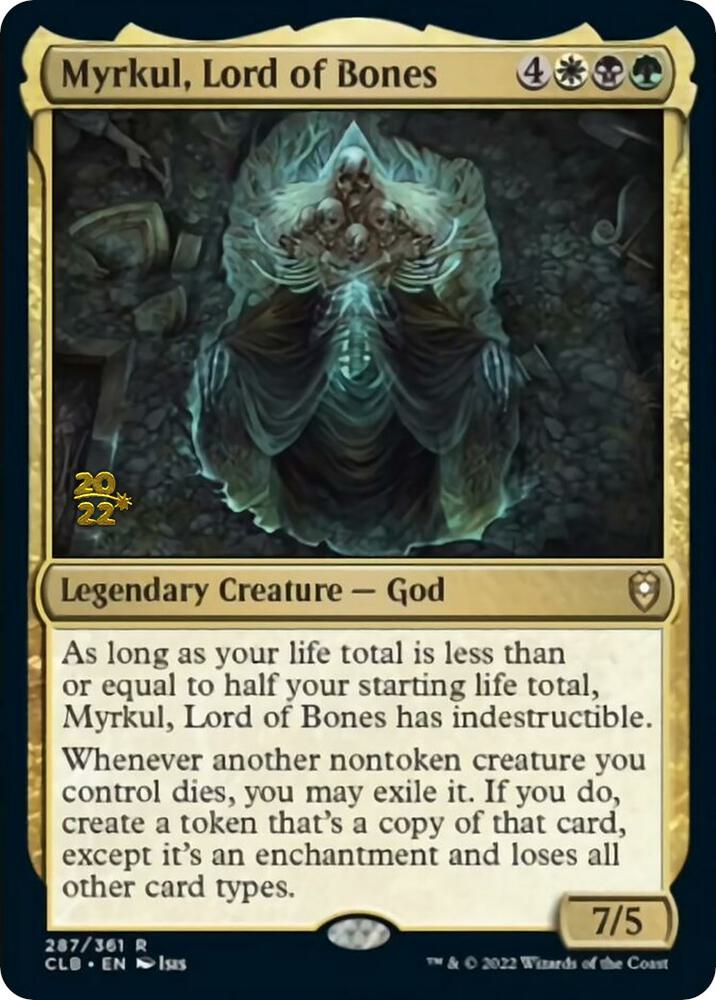Myrkul, Lord of Bones 287 card from Prerelease Cards