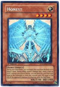 Honest (Ghost Rare) LODT-EN001 card from Light of Destruction