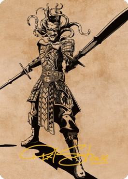 Zevlor, Elturel Exile Art Card (78/81) (Gold-Stamped Signature) card from Art Series: Commander Legends: Battle for Baldur's Gate