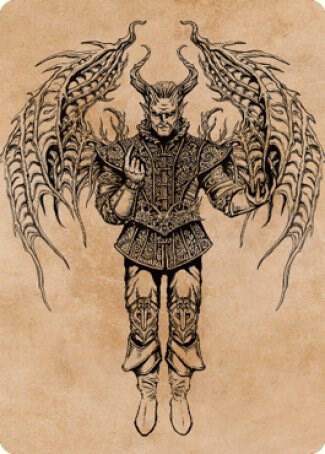 Raphael, Fiendish Savior Art Card (75/81) card from Art Series: Commander Legends: Battle for Baldur's Gate