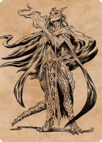 Lozhan, Dragons' Legacy Art Card 69 card from Art Series: Commander Legends: Battle for Baldur's Gate