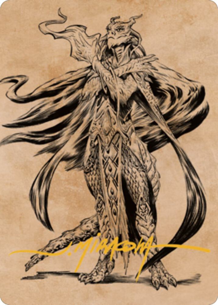 Lozhan, Dragons' Legacy Art Card (Gold-Stamped Signature) 69 card from Art Series: Commander Legends: Battle for Baldur's Gate