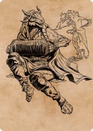 Korlessa, Scale Singer Art Card 68 card from Art Series: Commander Legends: Battle for Baldur's Gate