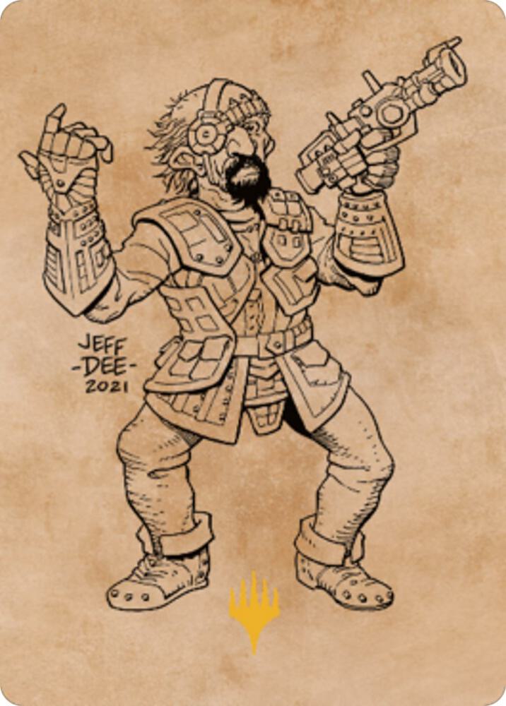 Jan Jansen, Chaos Crafter Art Card (Gold-Stamped) 66 card from Art Series: Commander Legends: Battle for Baldur's Gate