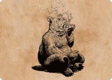 Wilson, Refined Grizzly Art Card 60 card from Art Series: Commander Legends: Battle for Baldur's Gate